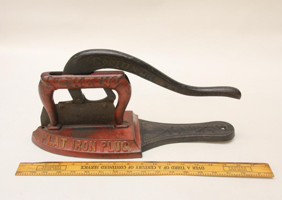 RARE - TOBACCO CUTTER "FLAT IRON PLUG" (1 of 2)