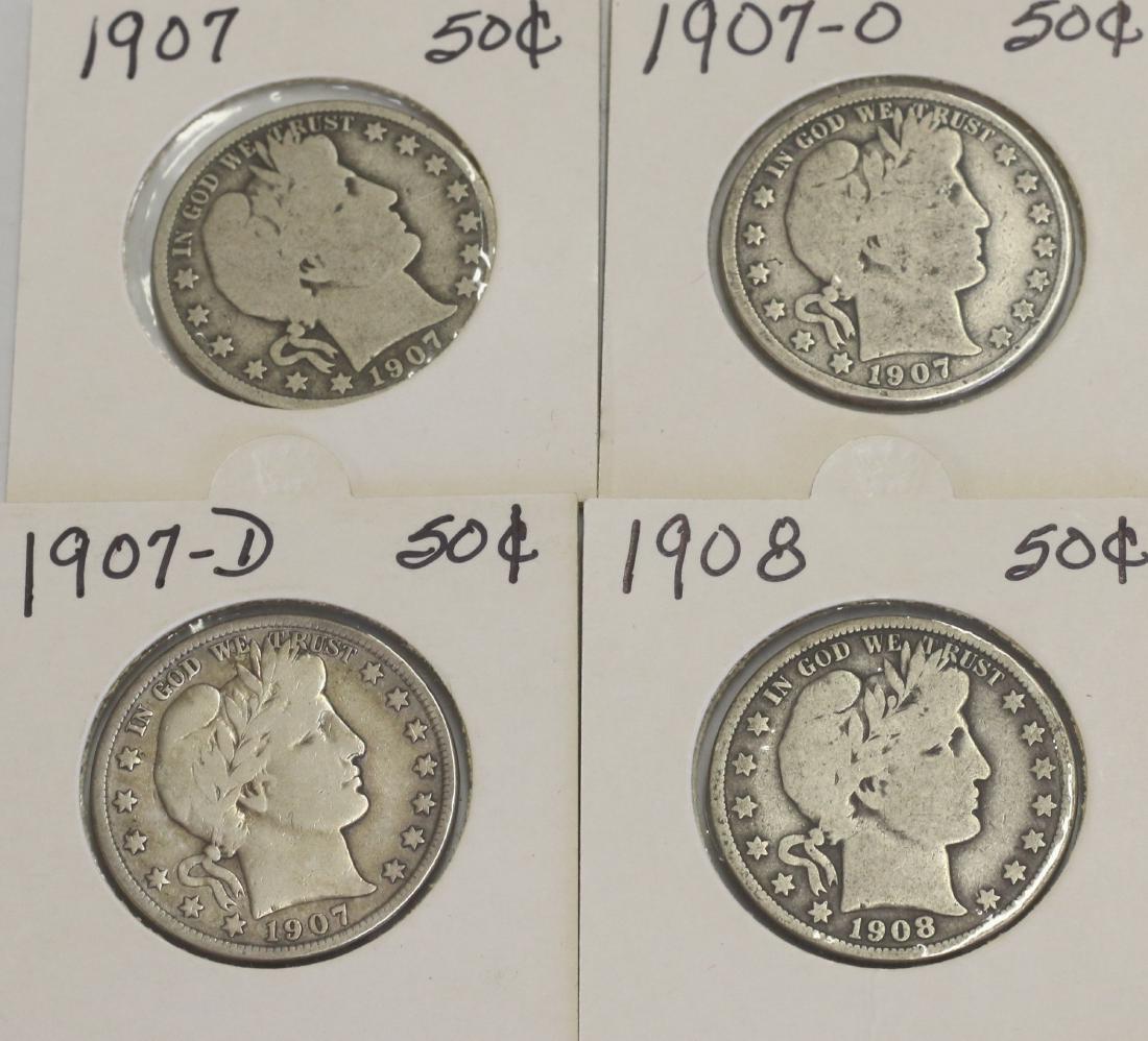 BARBER HALF DOLLAR LOT (1 of 2)