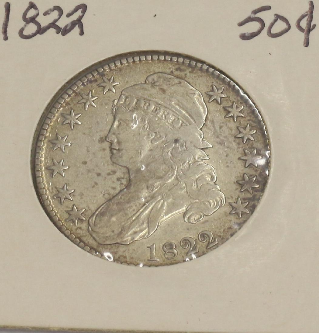 1822 BUST HALF DOLLAR (1 of 2)