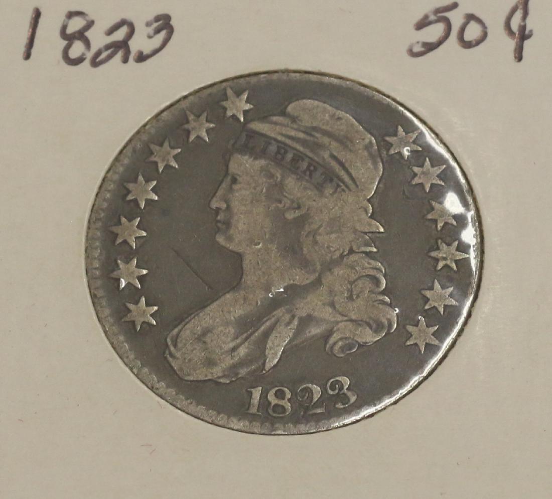 1823 BUST HALF DOLLAR (1 of 2)