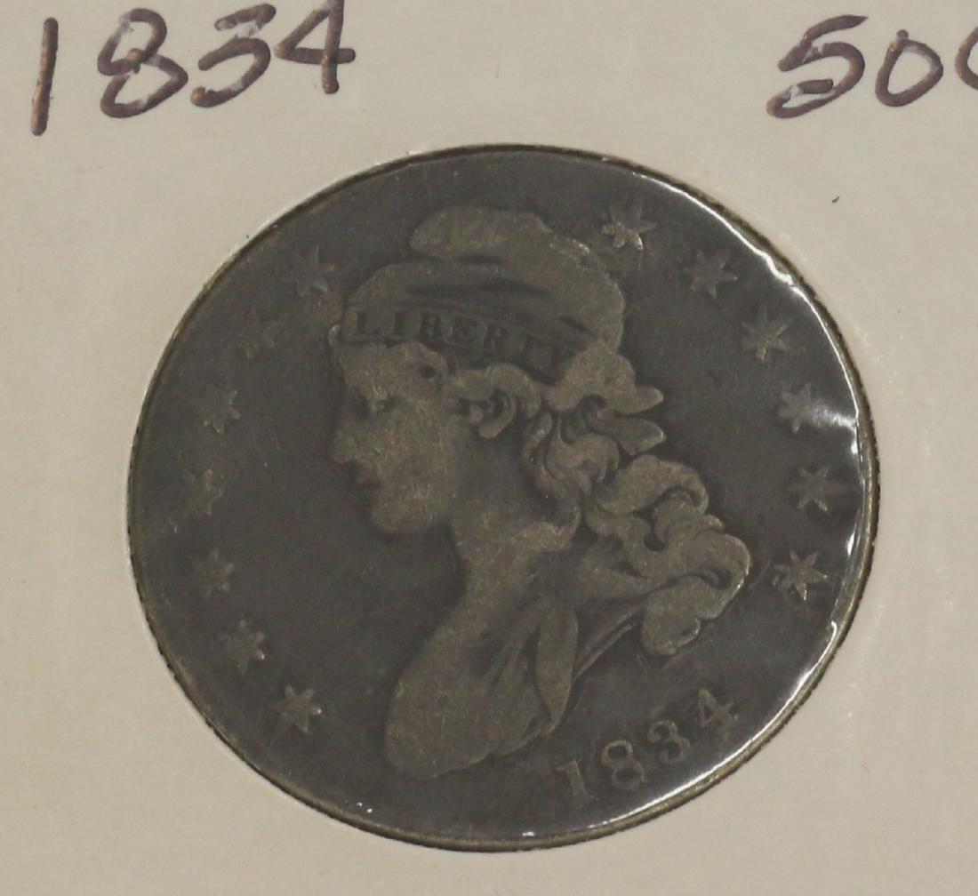 1834 BUST HALF DOLLAR (1 of 2)