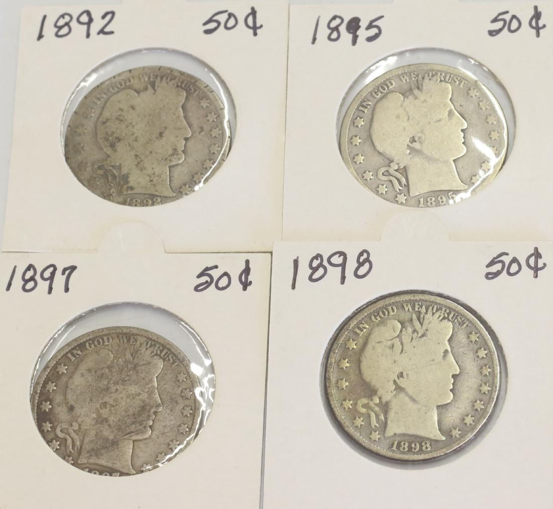 BARBER HALF DOLLAR LOT (1 of 2)
