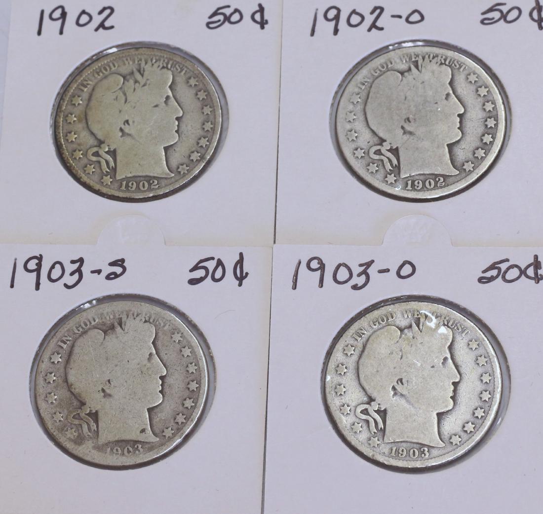 BARBER HALF DOLLAR LOT (1 of 2)