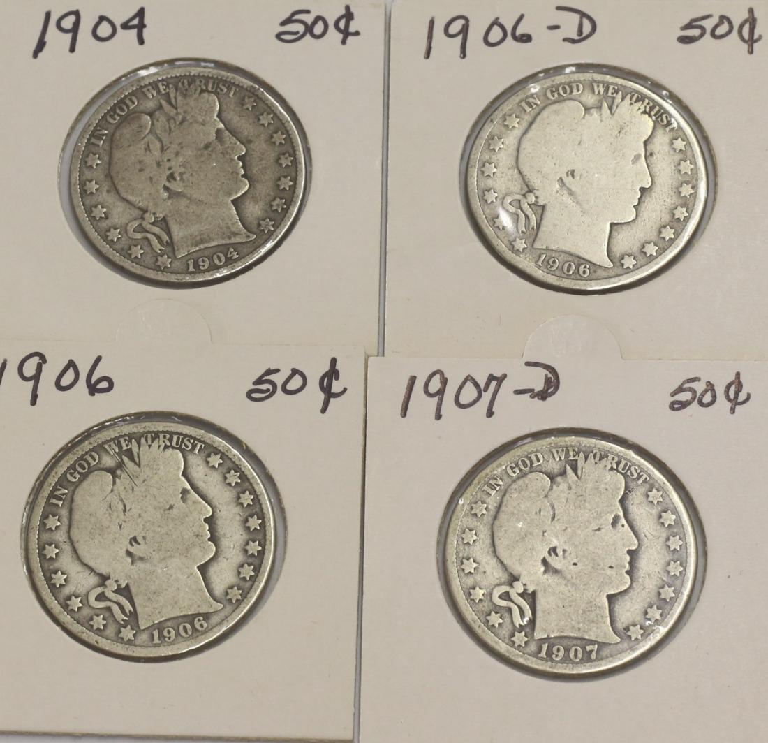 BARBER HALF DOLLAR LOT (1 of 2)