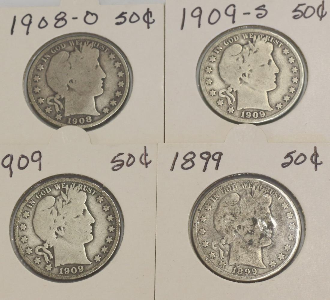 BARBER HALF DOLLAR LOT (1 of 2)