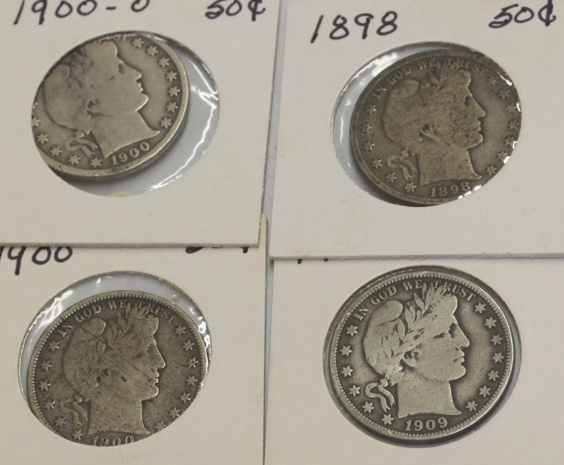 BARBER HALF DOLLAR LOT (1 of 2)