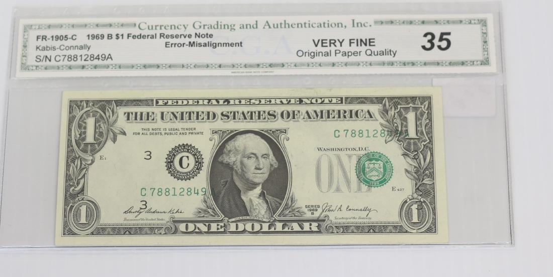 SERIES OF 1969 $1.00 FEDERAL RESERVE NOTE (1 of 2)