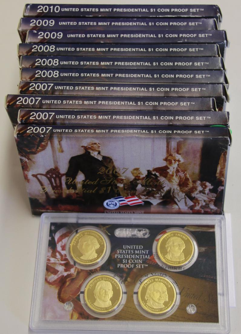 UNITED STATES MINT PRESIDENTIAL $1.00 PROOF COIN SET (1 of 1)