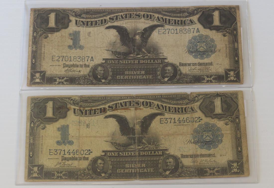 (2) SERIES OF 1886 $1.00 SILVER CERTIFICATES (1 of 2)