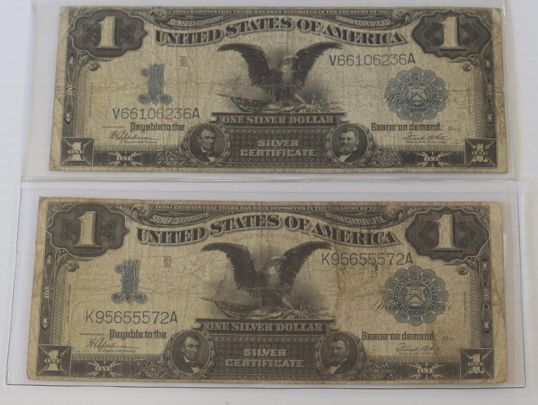 (2) SERIES OF 1886 $1.00 SILVER CERTIFICATES (1 of 2)