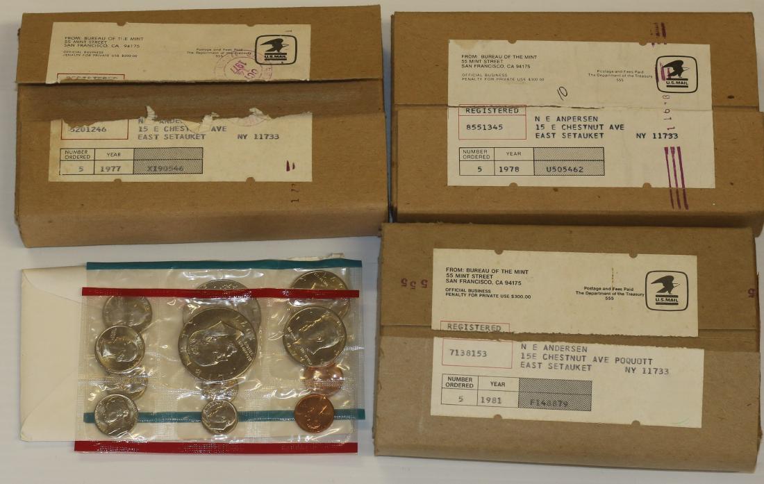 LOT OF MINT PROOF SETS (1 of 1)