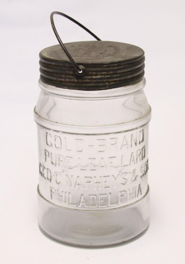 GLASS LARD CONTAINER