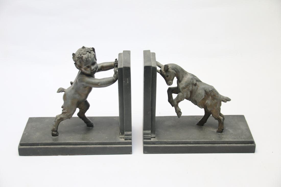 PR. OF FIGURAL BOOKENDS (1 of 4)