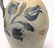 BLUE DECORATED STONEWARE JUG - 6