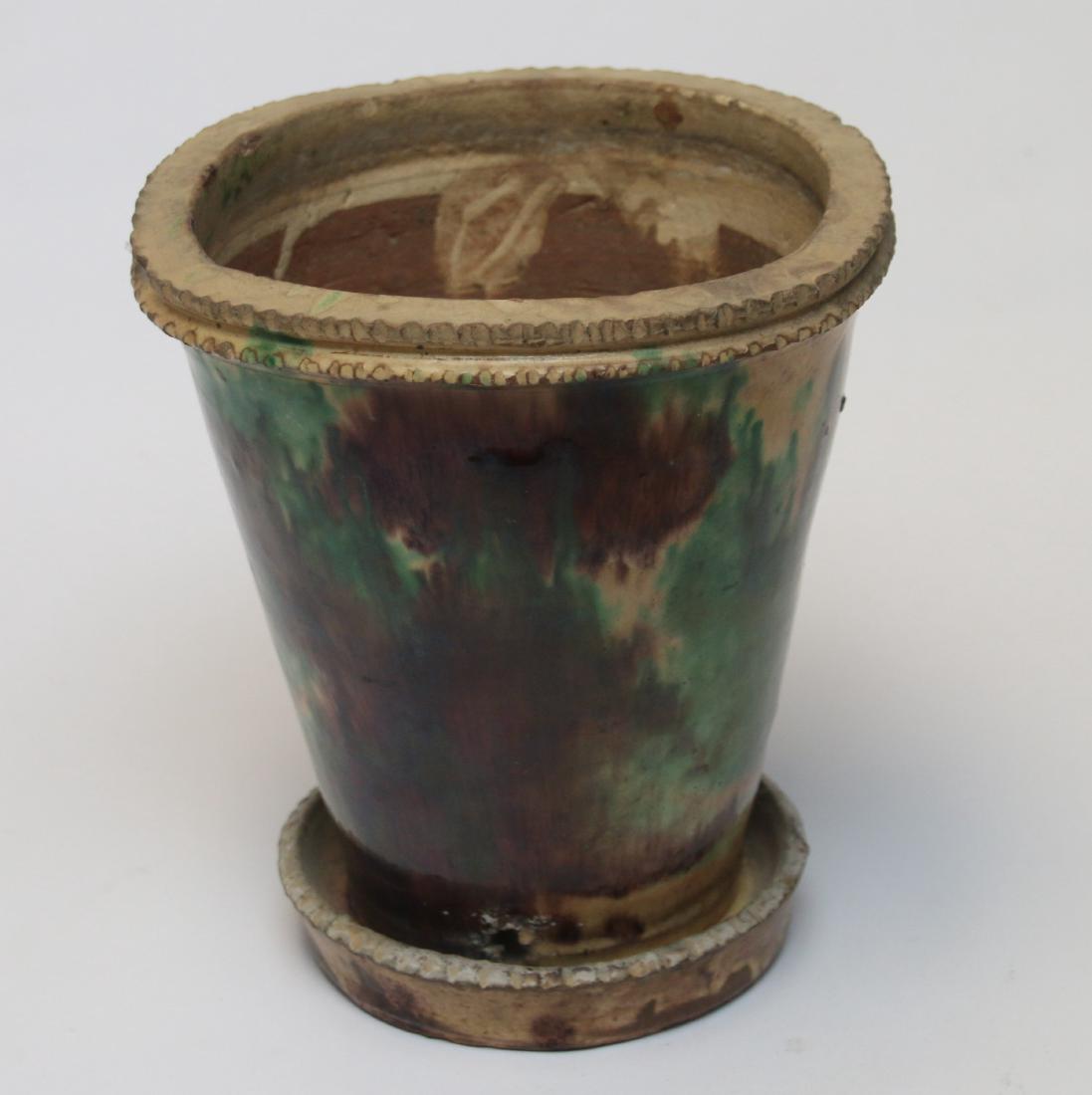 MULTI - GLAZED FLOWER POT (1 of 3)