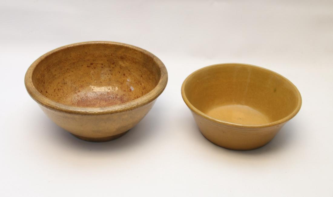 PR. OF YELLOW WARE BOWLS (1 of 5)