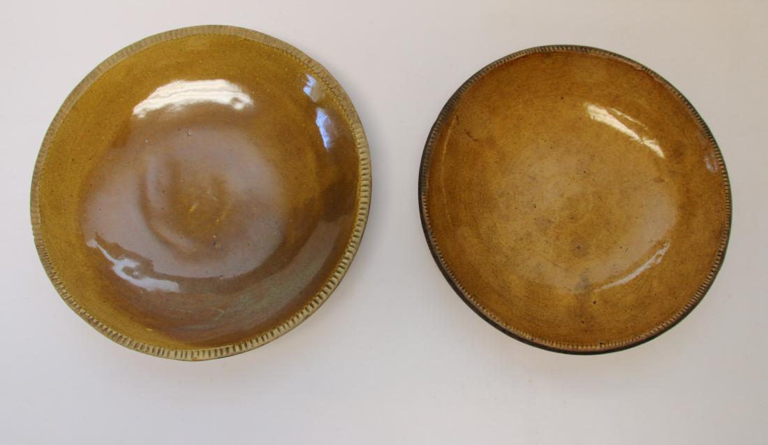 PR. OF YELLOW WARE PIE PLATES (1 of 2)