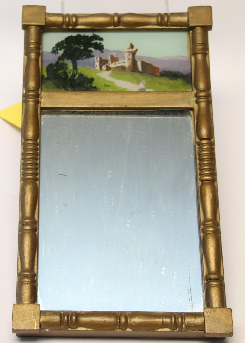 MINIATURE REVERSE PAINTED MIRROR (1 of 3)