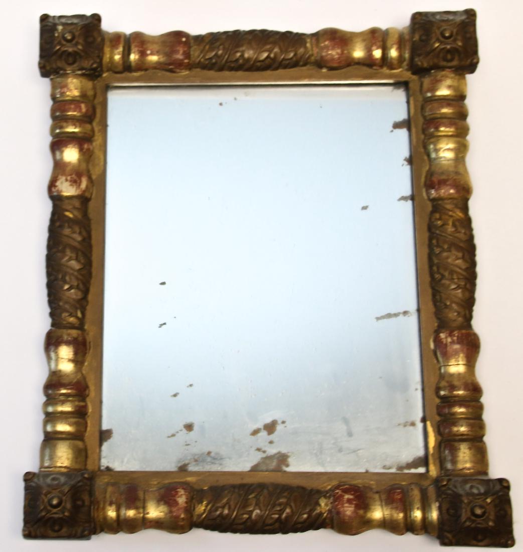 EARLY MIRROR WITH GILDED FRAME (1 of 3)