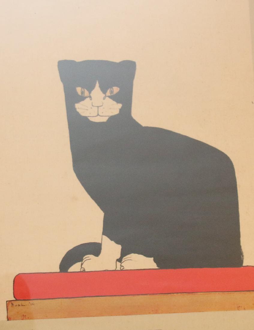 B. VAN DER LECK (1876- 1858) CAT PRINT (1 of 4)