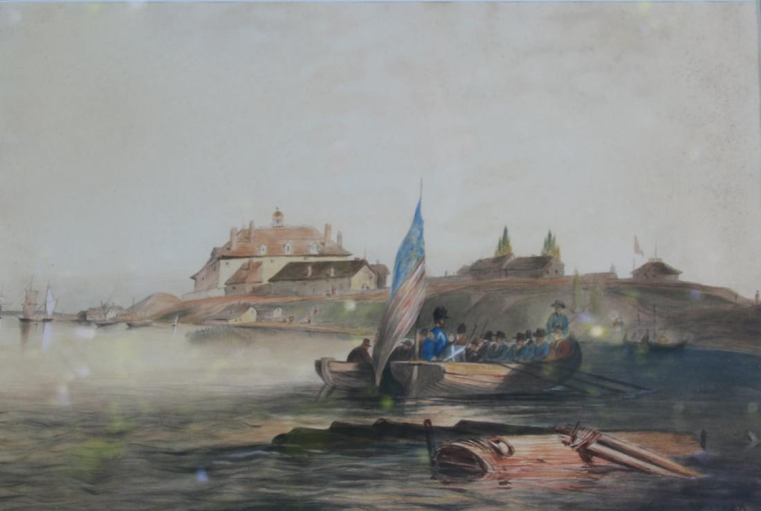 19TH CENTURY WATERCOLOR (1 of 3)