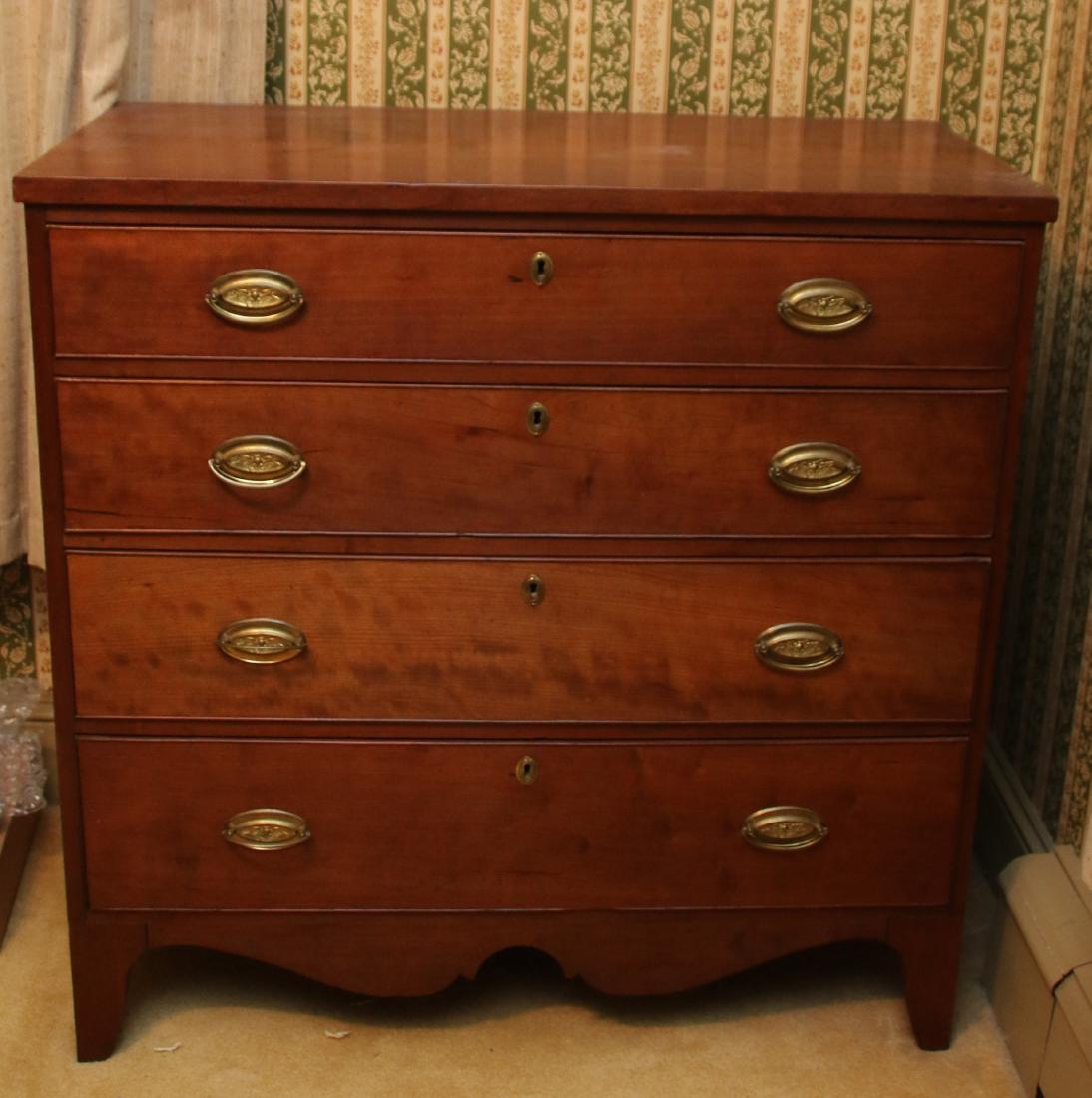 HEPPLEWHITE CHEST OF DRAWERS (1 of 4)