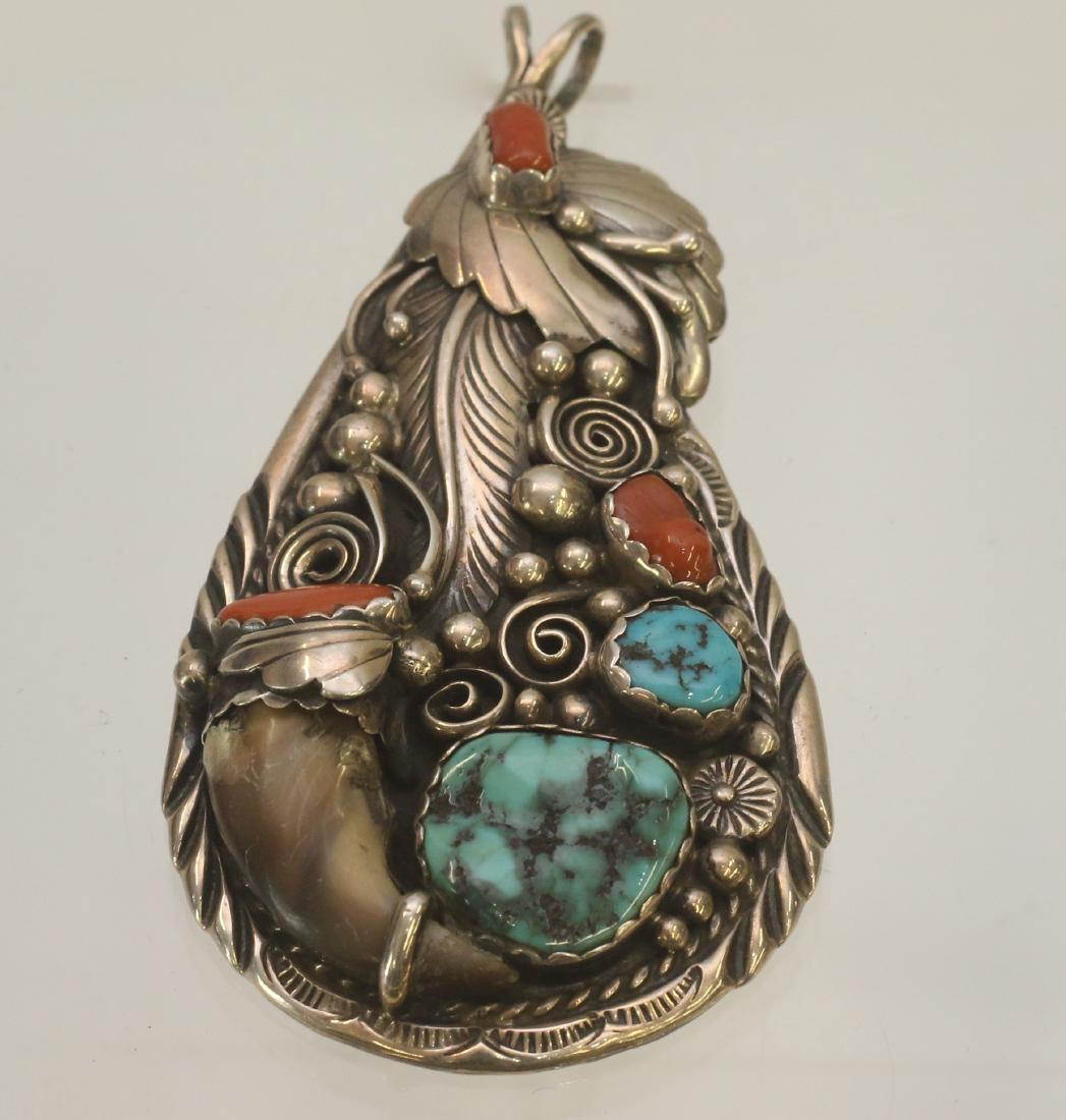 NATIVE AMERICAN LARGE PENDANT (1 of 2)