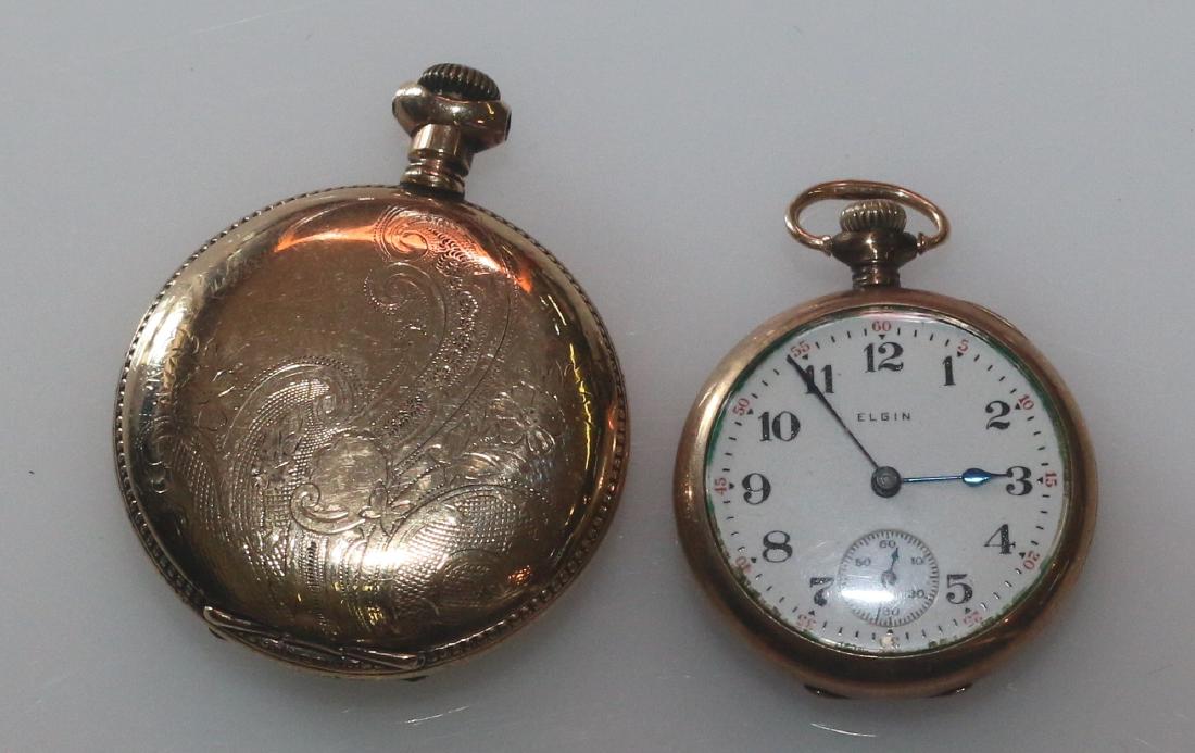 LADIES ELGIN POCKET WATCH AND CASE (1 of 3)
