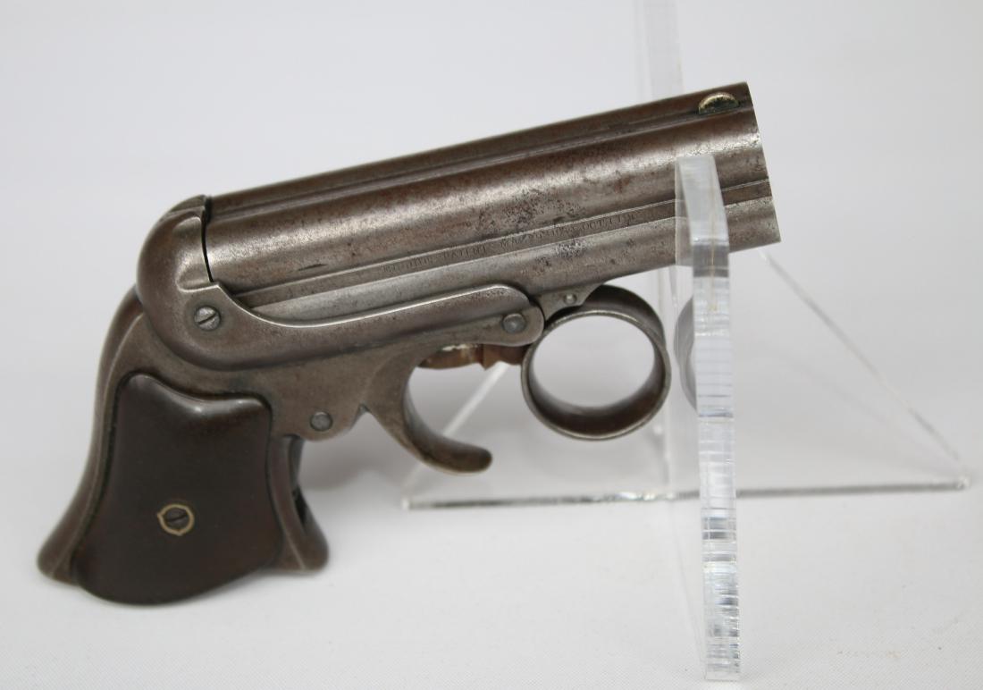 REMINGTON ELLIOT 4 BARREL DERRINGER: REMINGTON ELLIOT 4 BARREL DERRINGER .32 CAL - SER# 4236 - MATCHING NUMBERS - CIVIL WAR ERA