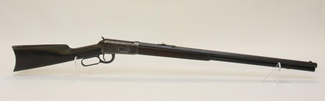 WINCHESTER MODEL 1894: WINCHESTER MODEL 1894 .32 WS - SER# 244634 - FULL MAGAZINE