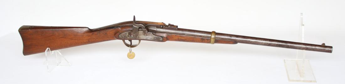 CIVIL WAR MERRILL CARBINE: CIVIL WAR MERRILL CARBINE 56 CAL - SER# 12308 ON LOCK AND BREACH - MARTIAL MARKED