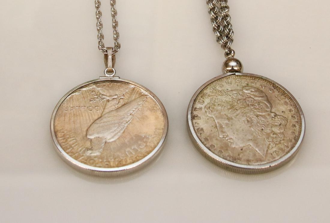 (2) SILVER DOLLARS (1 of 3)