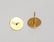 18K GOLD AND EMERALD EARRINGS - 2