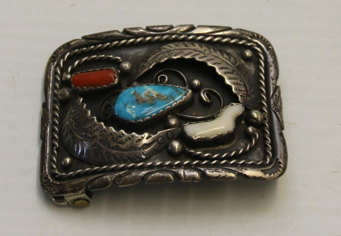 NATIVE AMERICAN BELT BUCKLE (1 of 2)