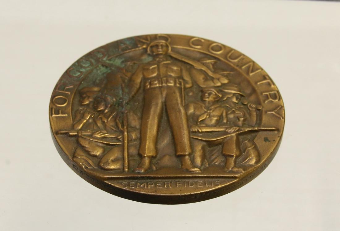 VINTAGE BRONZE MEDAL (1 of 2)