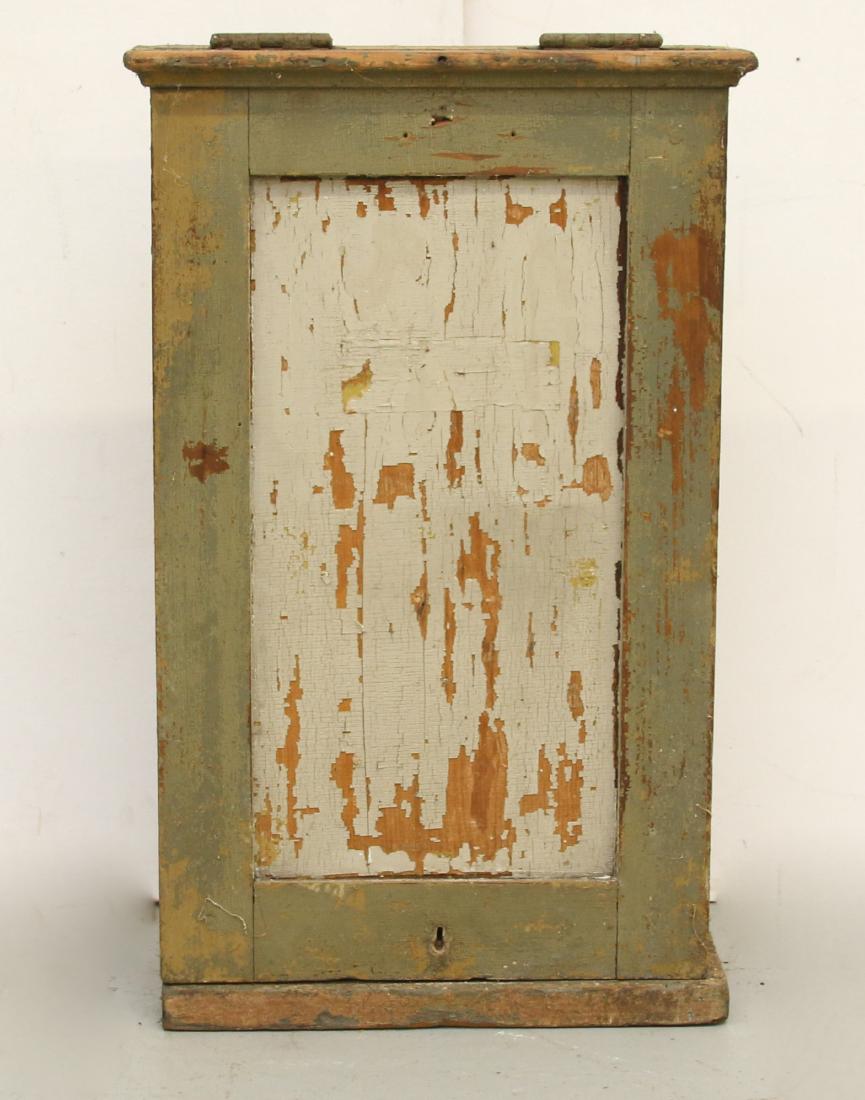 PAINT DECORATED WOODEN CUPBOARD (1 of 3)