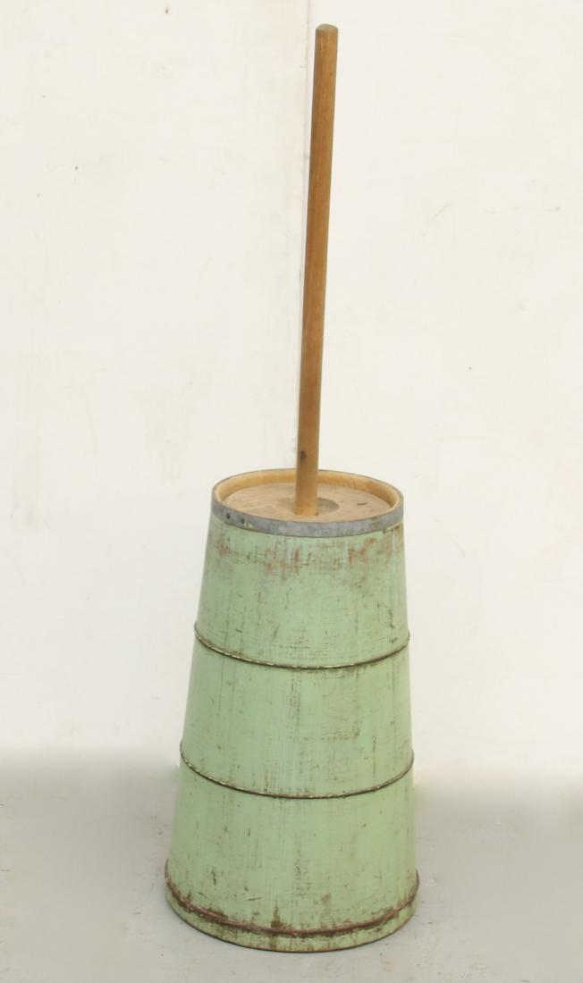 PAINT DECORATED BUTTER CHURN (1 of 2)
