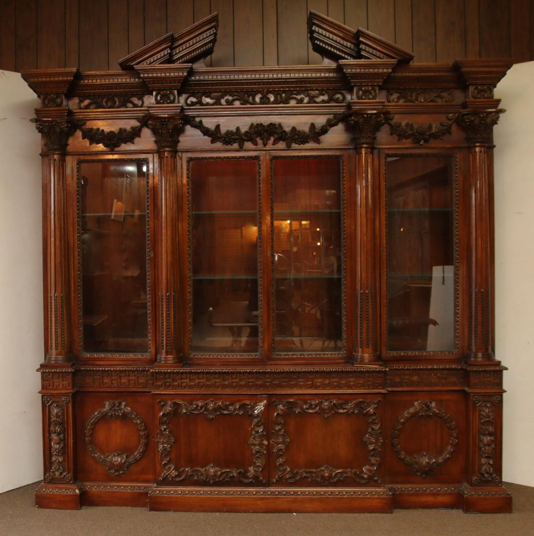 GEORGIAN STYLE BREAKFRONT (1 of 5)