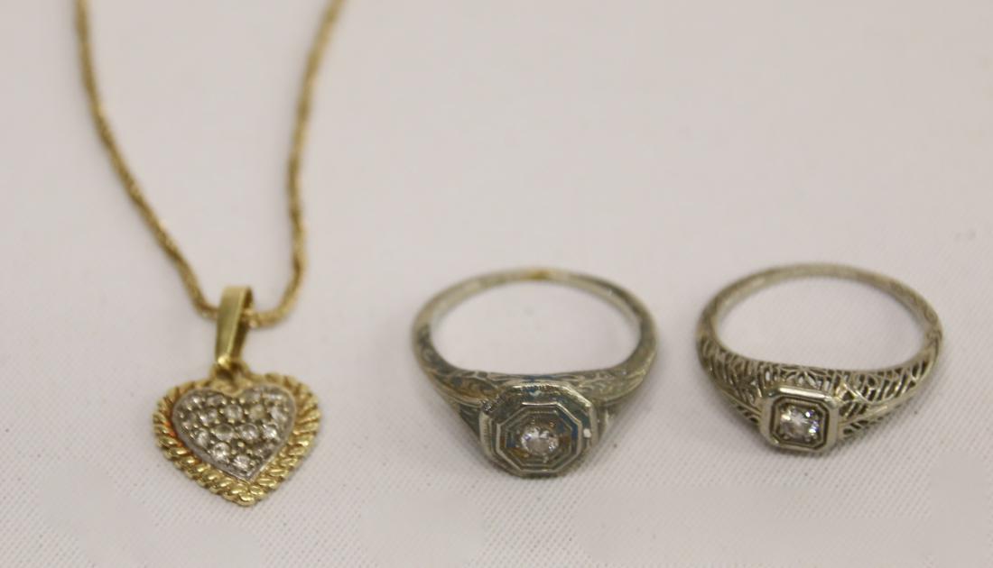 14KT GOLD & 18 KT GOLD JEWELRY (1 of 2)