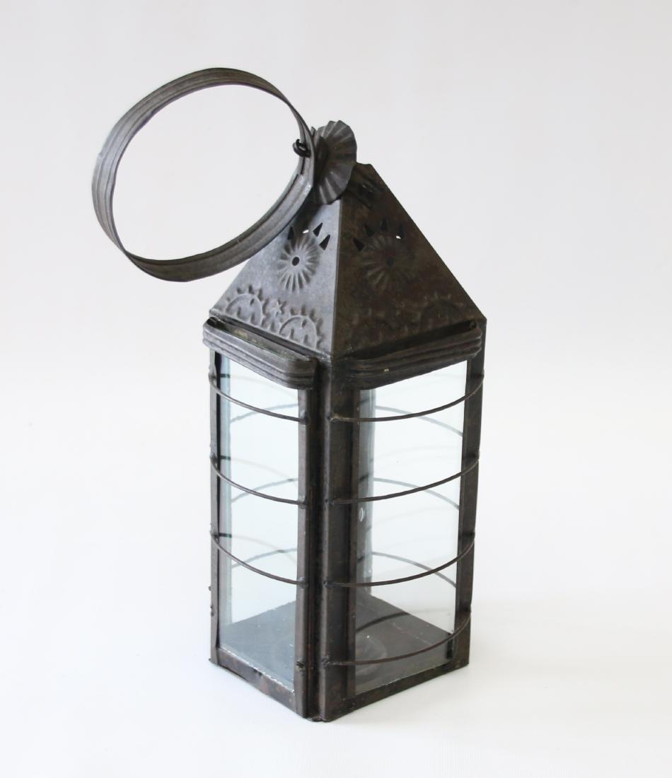 EARLY TIN CANDLE LANTERN (1 of 4)