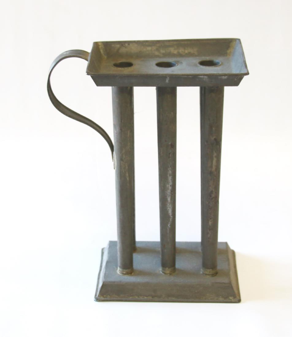 19TH CENTURY TIN CANDLE MOLD (1 of 3)