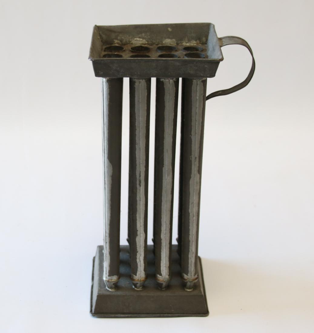 19TH CENTURY TIN CANDLE MOLD (1 of 3)