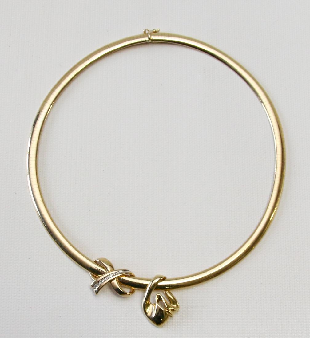 14K GOLD SERPENTINE NECKLACE (1 of 4)