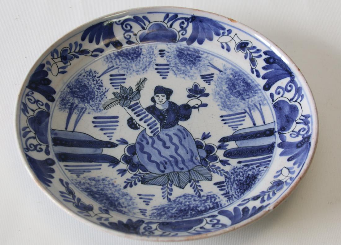 EARLY DELFT PLATE (1 of 3)