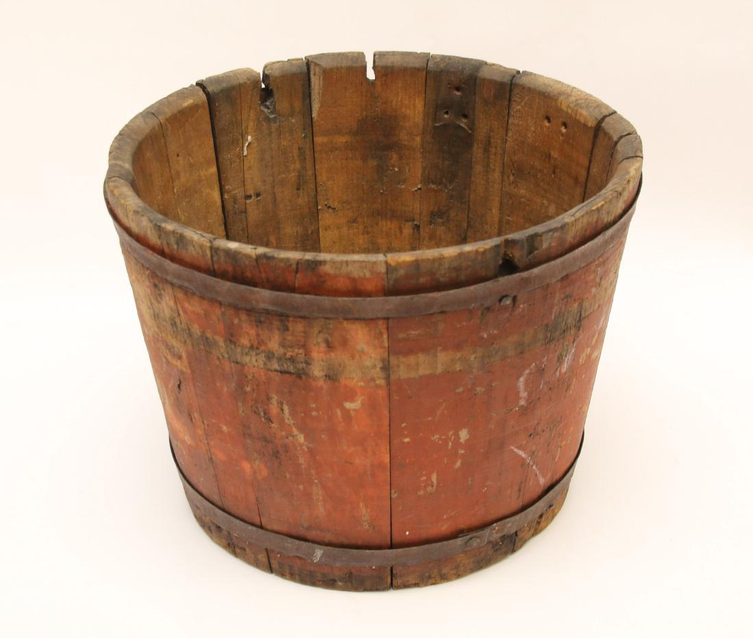 ANTIQUE WOODEN BUCKET