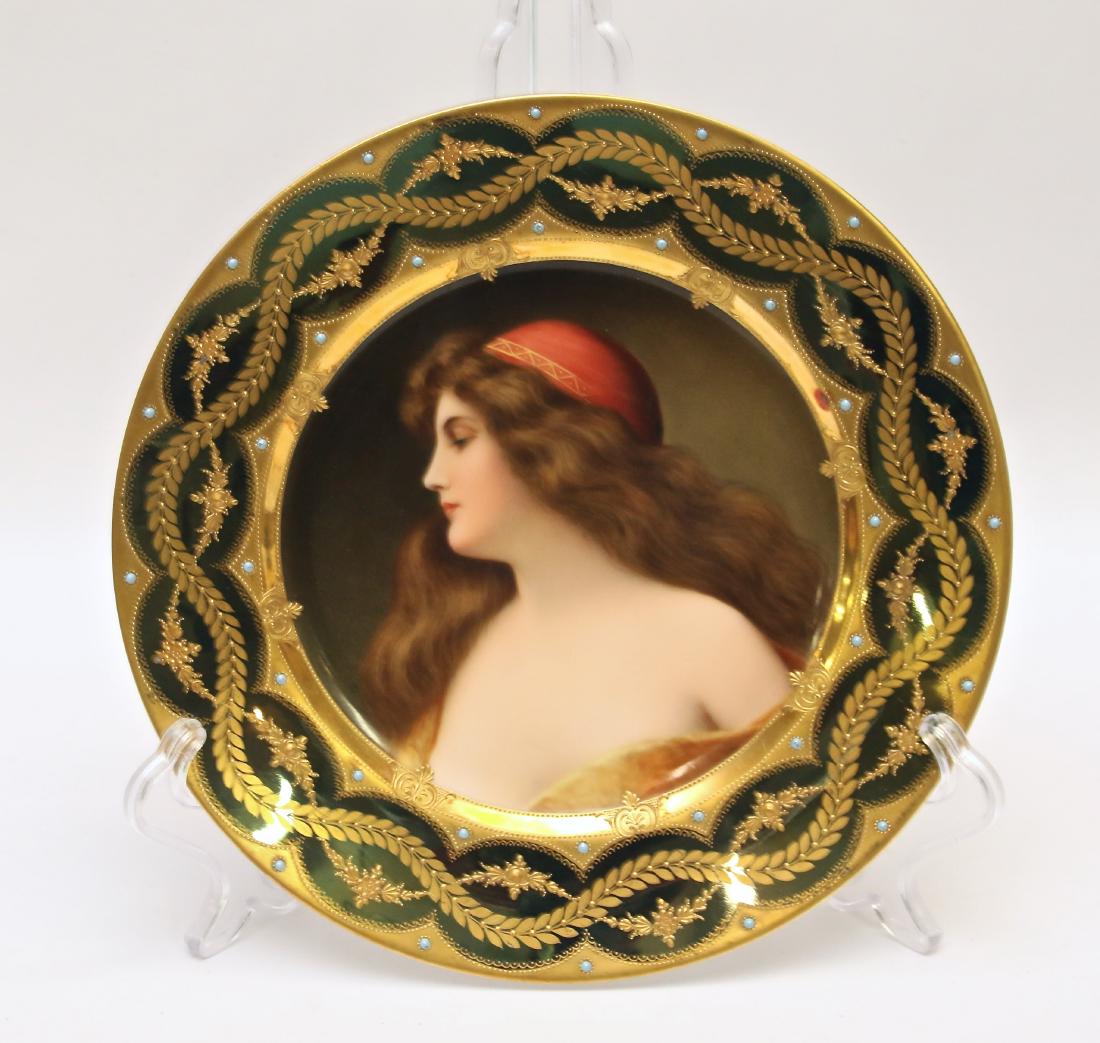 ROYAL VIENNA PORTRAIT PLATE (1 of 3)