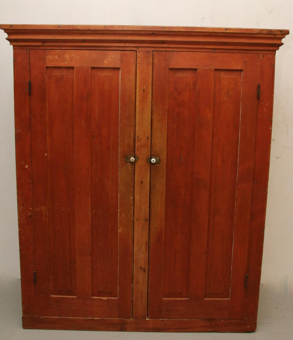 PAINTED TWO DOOR CUPBOARD (1 of 5)