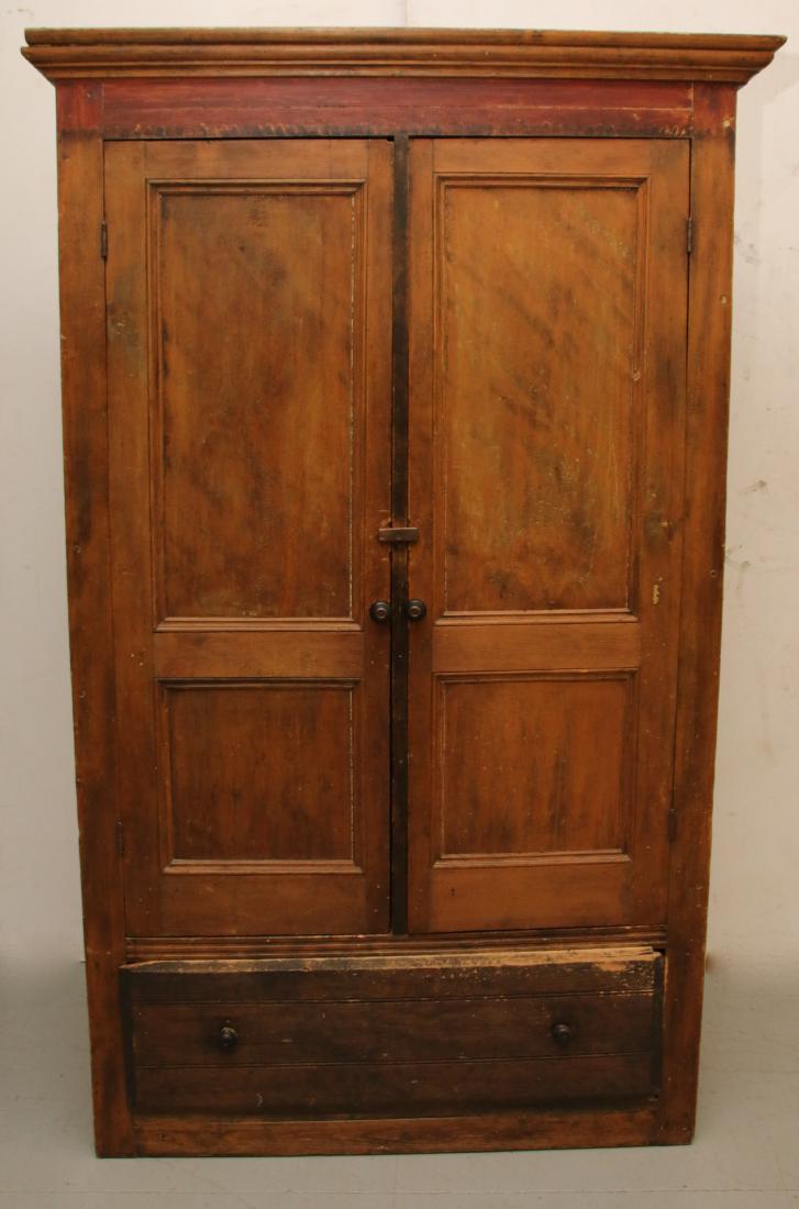 EARLY TWO DOOR CUPBOARD (1 of 7)