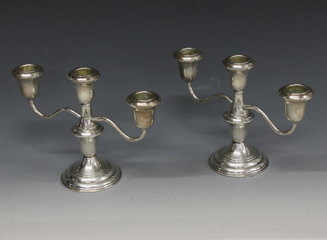 PR. STERLING WEIGHTED CANDLESTICKS (1 of 4)
