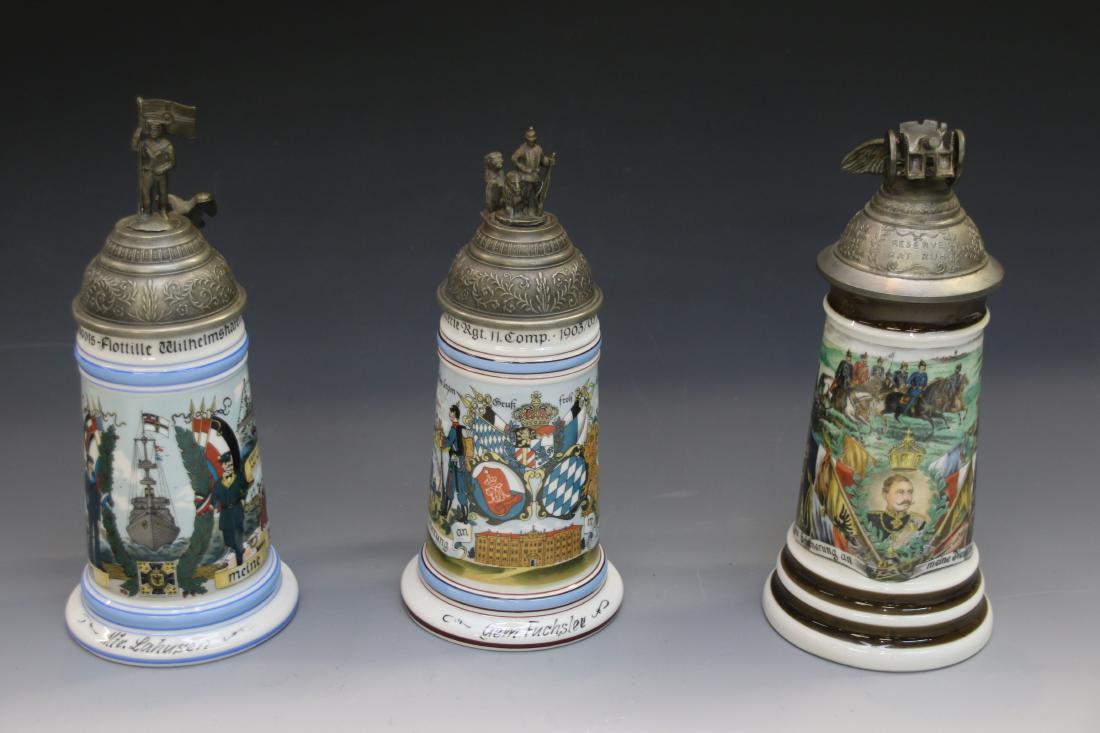 GROUP LOT OF GERMAN STEINS (1 of 4)